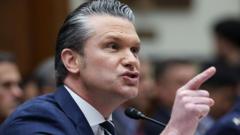 Hegseth clashes with lawmakers over Iran war in nearly…