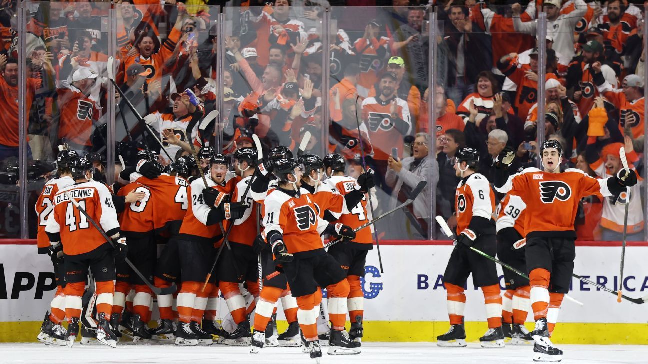 Flyers eliminate Penguins in 6 on York’s OT winner…