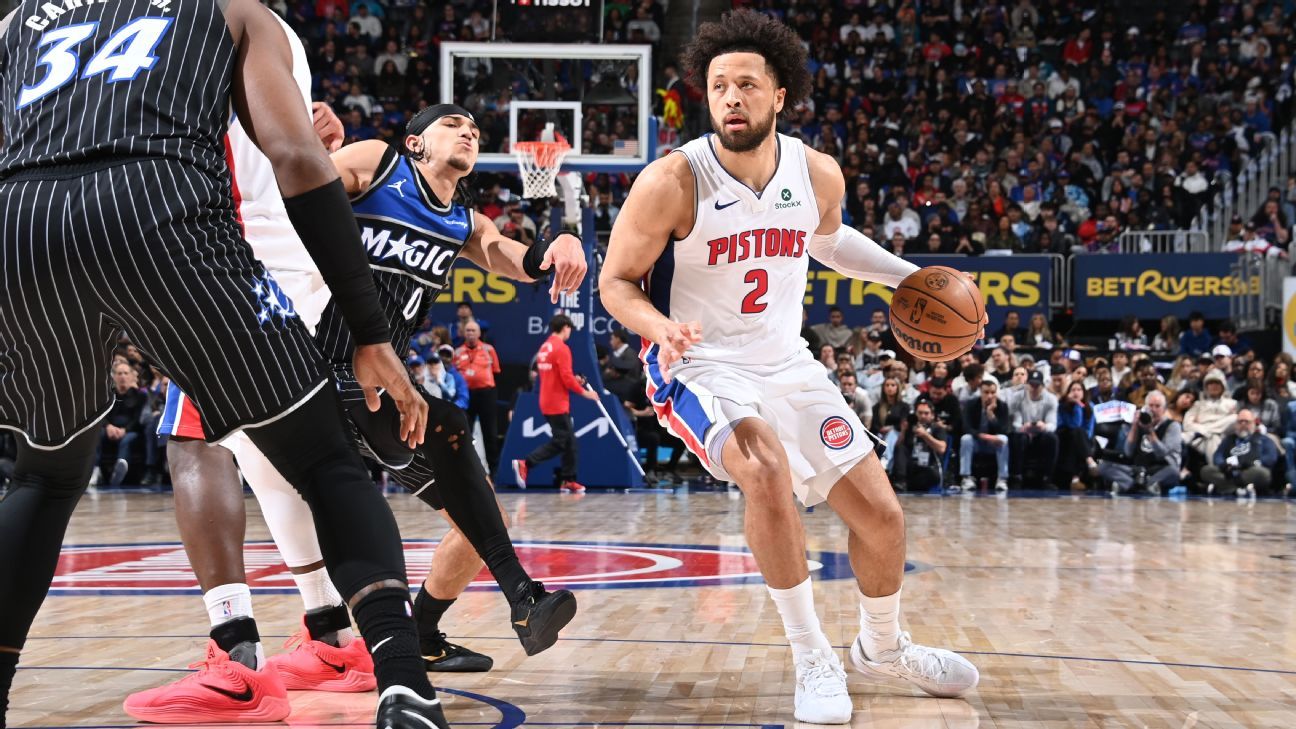 Cade’s 45 do trick vs. Magic as Pistons stay alive…